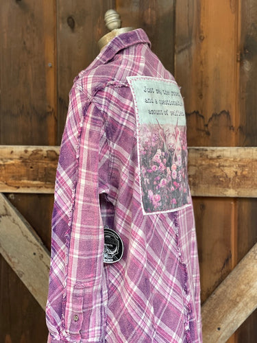 Signature Flannel- JUST ME Highland Cow